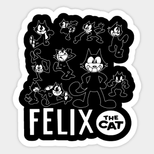 Felix's Movie Magic Whimsical Animation Comes Alive Sticker